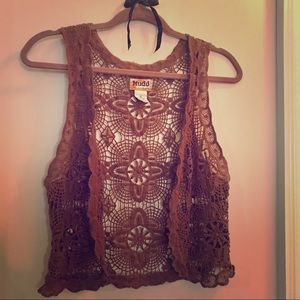 Crochet Knit Vest